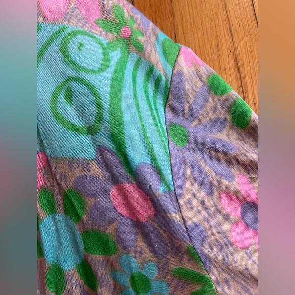 60s Vintage Diane Von Furstenberg Stretch Silk Big Cat Novelty Print Dress - Picture 13 of 15